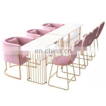 Modern customizable beauty salon furniture nail manicure table