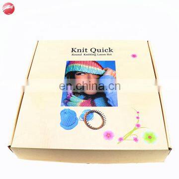 Craft Kit Tool Round Shape Plastic Knitting Loom Set With Hook Needle photo-4