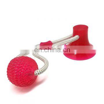 Amazon Hot Selling Teeth Clean Molar Bite Suction Cup Dog Chew Toy Ball photo-3