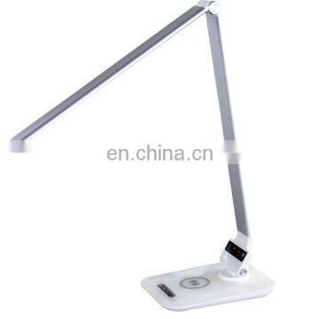 Fashionable Multi-function Wireless Charger LED Desk Lamp for Office and Study