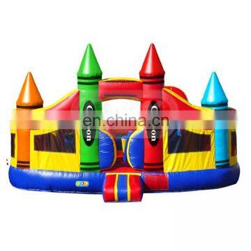 inflatable babys crayon land bouncer bounce house trampoline