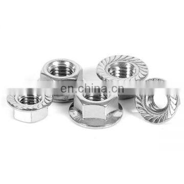 Alloy Steel Stainless Steel Hex Flange Nut DIN6923 Nut M10 Flange Nut photo-6