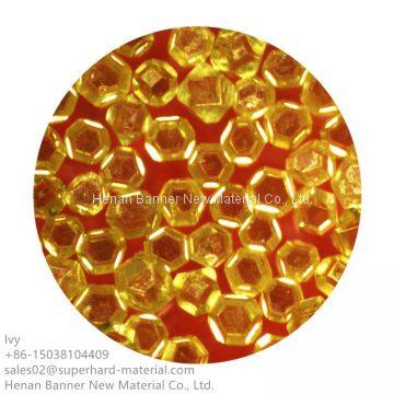 Good Crystal Shape Synthetic Industrial Yellow Diamond for electroplating Tools