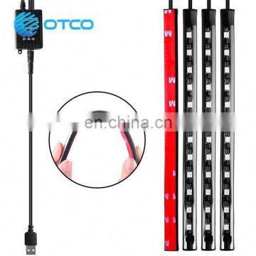 Hot Sale Car Universal Remote Control Interior Decorative 5050 RGB Waterproof Led Strip Light