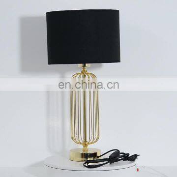 Top sell hotel bedroom lamp custom logo cheap iron bedside lights for home decor