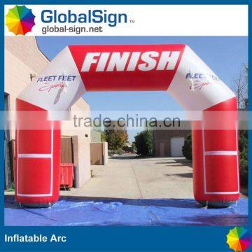 outdoor curved arches triathlon arch