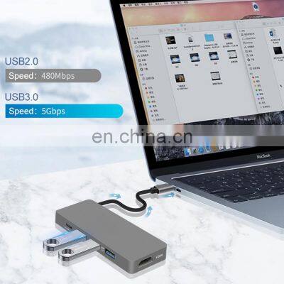 Shenzhen Usb Hub 3.0 With 2020 New For Laptop Computer Multifunction Wholesale Charging Phone Dock Station For Laptop Usb C Hub photo-4