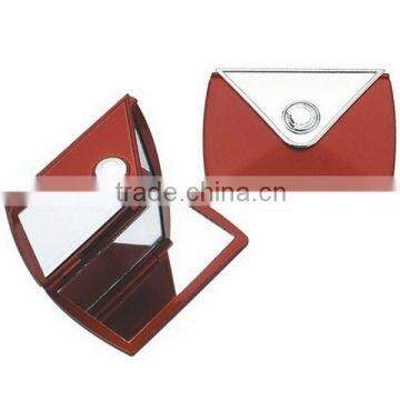 plastic poush shaped cosmetic mirror