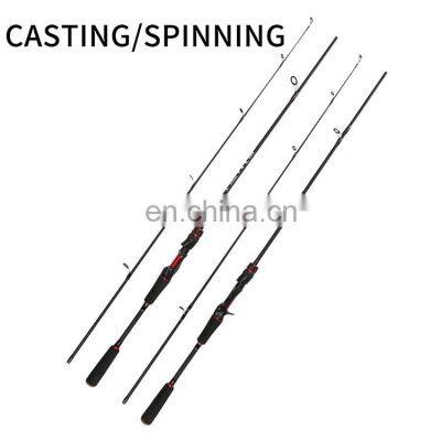 Custom Fishing Tackle Super Hard Casting Spinning Carp Carbon Fiber Lure Fishing Rod