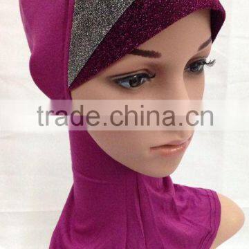 U104 NEW 2015 neck cover cotton cross ninja muslim underscarf