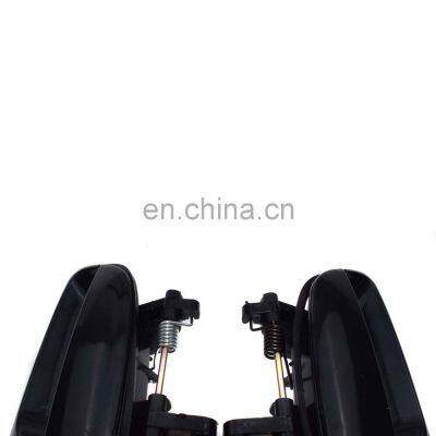 Free Shipping!Front Black Left & Right Outside Exterior Door Handle For 01-05 Hyundai Elantra
