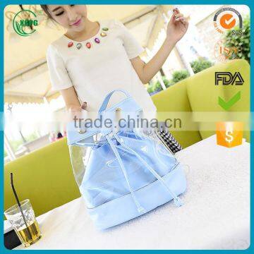 Blue Pvc School Bag with 2 Pieces from Pvc Bags Manufacture in China