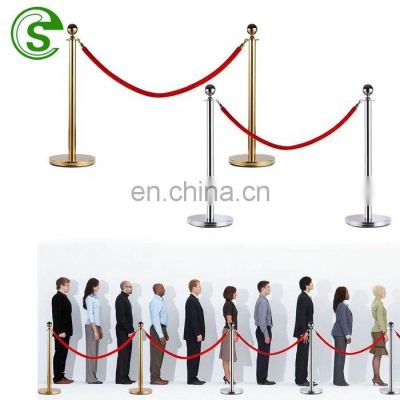 Queue barrier post crowd control stanchion queue stand