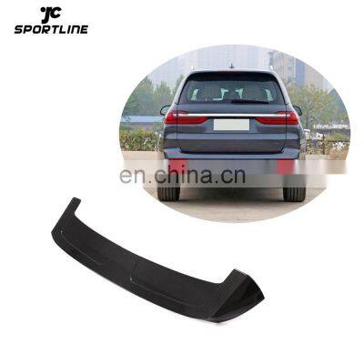 JCSportline Carbon Fiber X7 G07 Roof Spoiler for BMW X Series X7 xDrive40i xDrive50i M Sport Sport Utility 4-Door 2019-2021