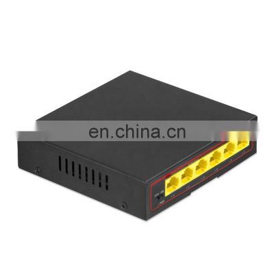 6 Ports POE Switch With 4 POE Ports 10/100Mbps Fast Ethernet Network Switch