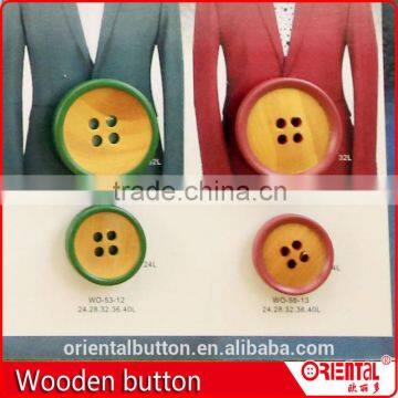 High Quality Warter Proof Wooden Leisure Suits Button photo-3