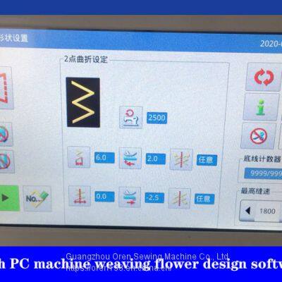 Herringbone Sewing Machine Industrial Pillows Quilts Industrial CNC Zigzag Sewing Machine A Floral Pattern on Underwear RN-2290A photo-4