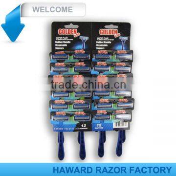 Mens triple blade shaving razor
