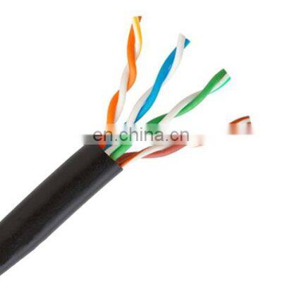 24AWG UV resistant CAT5E UTP outdoor network cable