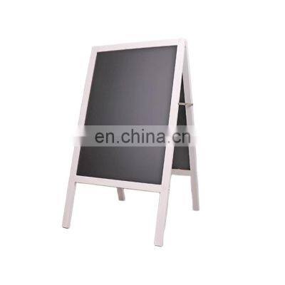 New design simple useful outdoor A wooden blackboard with stand