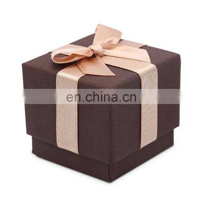 Wholesale Customized Bow Jewelry Gift Box Inner Core Sponge Suitable For Earrings Pendant Ring Box
