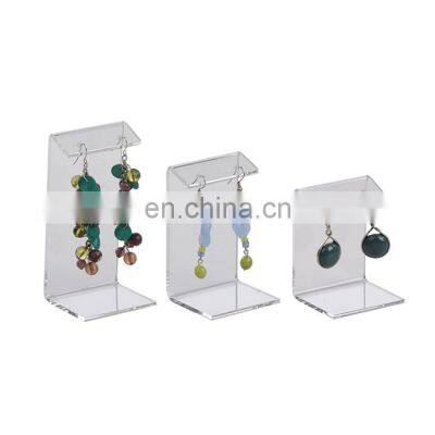 Clear Acrylic Earring Display Stand Perspex Earrings Holder