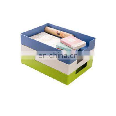 pen storage stacking set plastic stackable paper tray desk office file organizer