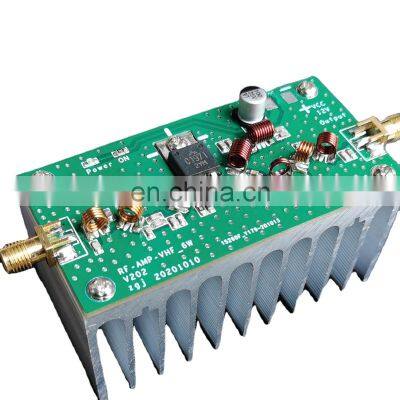 6W FM 88-108MHz /140-170MHz DC12v RF Power Amplifier for VHF Ham Radio AMP WTIH heat sink