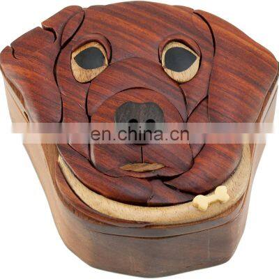 Vietnam Animal Wooden Secret/Magic Puzzle Wood Box From Vietnam Souvenir Gift For Children