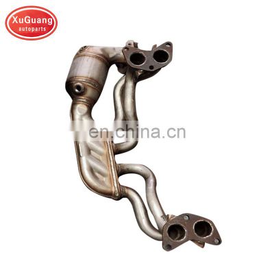 XG-AUTOPARTS high quality stainless steel exhaust manifold front catalytic converter for Subaru legacy