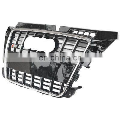 For Audi A3 8P Change to S3 front bumper grille ready to ship black center honeycomb mesh grill 2007-2013