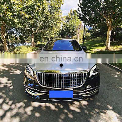 Hot selling Body kit for Mercedes benz S class W222 2014-2020 change to Maybach style include front and rear bumper with grille