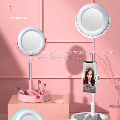 Mirror Lamp Led Photography Fill Light Folding Function Portable Thin Anchor Lighting Light Live Broadcast photo-4