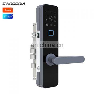 intelligent management tuya version smart safe lock with remote unlock,time-sensitive password,smart alert