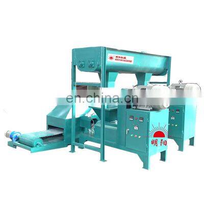 Large capacity smokeless wood sawdust rice husk small biomass briquette machine price