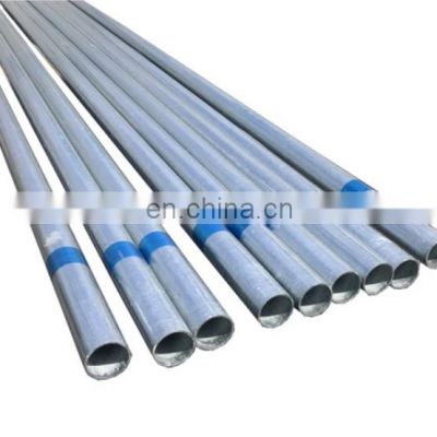 spiral weld black A53 API 5L ERW galvanized steel pipes 2 Inch welded 6M galvanized steel pipe