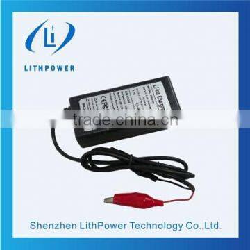 12v lithium battery charger with 12v portable battery charger for 12v lifepo4 charger