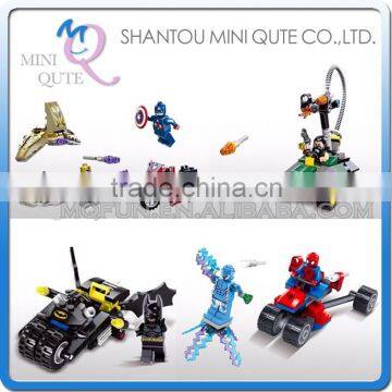 Mini Qute Senye 4pcs/set Marvel Avenger super hero Batman Chariot building block action figures educational toy NO.SY 210