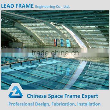 Heat isolation steel structure swimming pool roof