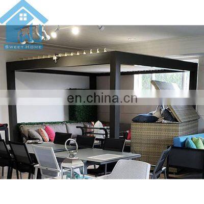 Waterproof Outdoor Gazebo Aluminum Louvred Roof