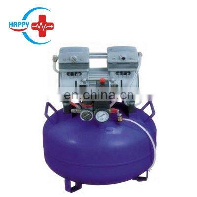 HC-L005 high quality  Medical Hospital  Professional silent  oil free air compressor(1for2)  dental chair for adult/kids