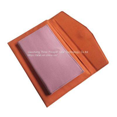 3prosper 5V 18W Solar Charger Waterproof Leather Foldable Solar Panel Dual USB Ports photo-3