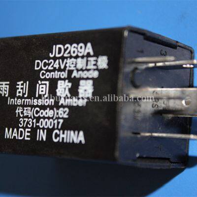 ZK6107 Chinese Bus Parts Relay Valve 3731-00017 JD269A Wiper Intermittent Relay photo-2