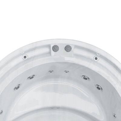 Round Modern Design Free Standing Outdoor Hydrotherapy Massage SPA Bath Hot Tub Acrylic Whirlpool Massage Bathtub photo-3
