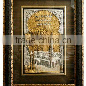 antique design Temper glass for picture frame