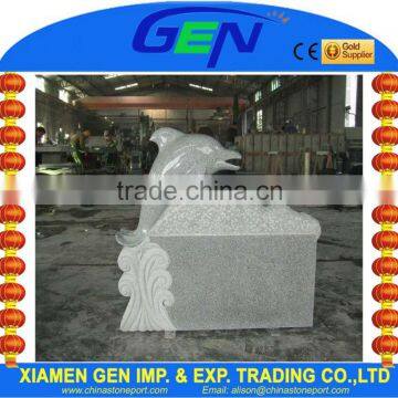 Simple Carved Memorial Tombstone Granite Monuments