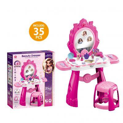 Children's Medical Pretend Play Table Set Beauty & Fashion Toy Doctor Costume for Kids