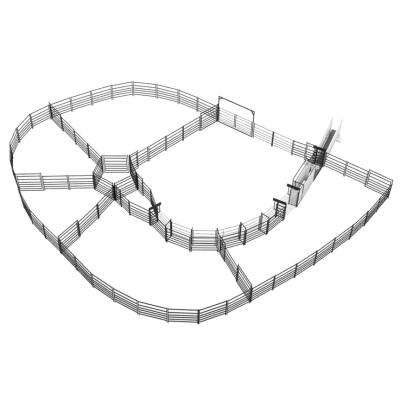 2025 Панели для загонов лошадей, коз и овец высокого качества для фермы и поля, заборы для скота. Горячие продажи, дешевые заборы для фермы и опоры/ворота