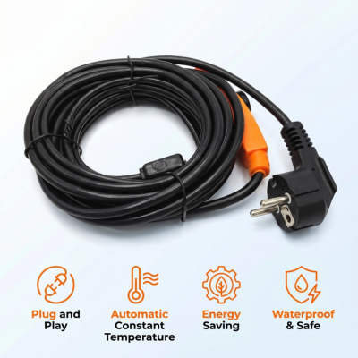 Усовершенствованная саморегулирующаяся обогревательная кабель для защиты от замерзания и поддержания температуры