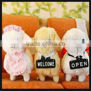 newly design plush fabric for making sheep soft toys